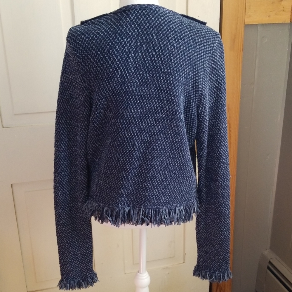 Flyaway Structured Sweater Jacket - image 3